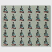 Edelstein-Buddha-Packpapier Geschenkpapier (Flach)