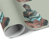 Edelstein-Buddha-Packpapier Geschenkpapier (Rolleneckpunkt)