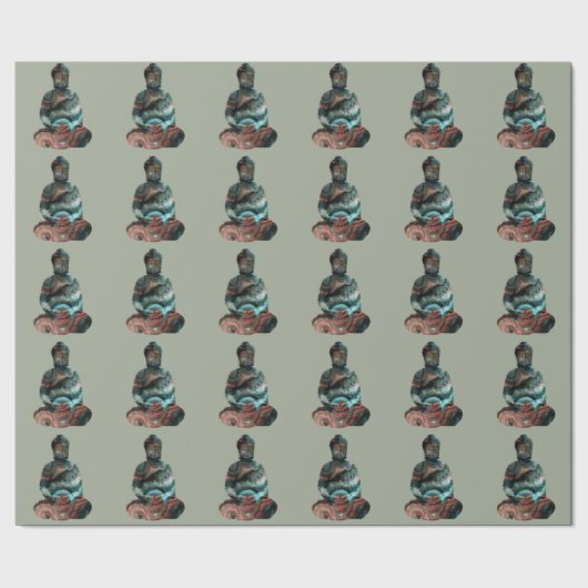 Edelstein-Buddha-Packpapier Geschenkpapier (Saum)