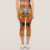 Edelstein-Collage1 Capri Leggings (Rückseite)