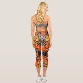 Edelstein-Collage1 Capri Leggings (Rückseite)