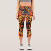Edelstein-Collage1 Capri Leggings (Vorderseite)