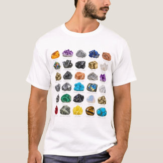 Edelstein-Diagramm Geologie Mineralien-Studie T-Shirt