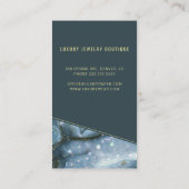 Edelstein-Edelstein-Schmuck aus Goldmedaille Bouti Visitenkarte (Rückseite)