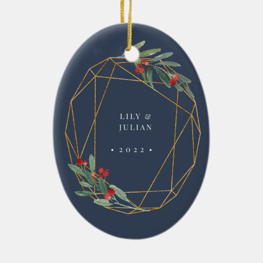 Edelstein | FOTO Keramik Ornament (Hinten)