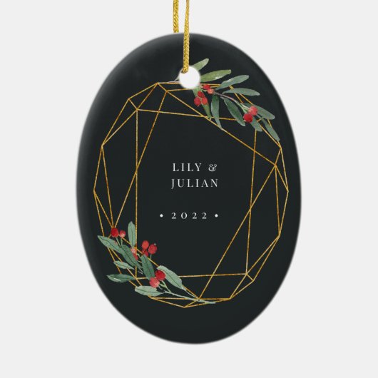 Edelstein | FOTO Keramik Ornament (Hinten)