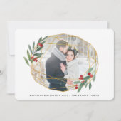 Edelstein | Fotokarte für den Urlaub Feiertagskarte (Vorderseite)