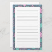 Edelstein-Ikonen-Muster Briefpapier (Vorne/Hinten)