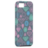 Edelstein-Ikonen-Muster Case-Mate iPhone Hülle (Rückseite/rechts)