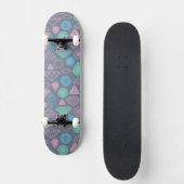 Edelstein-Ikonen-Muster Skateboard (Vorderseite)