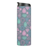 Edelstein-Ikonen-Muster Thermosbecher (Nach rechts gedreht)