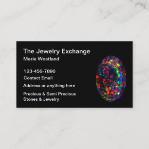 Edelstein-Juwelier-Schmuck-Themen-Geschäftskarte Visitenkarte
