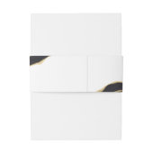 Edelstein mit Gold Einladungsbanderole (Rückseitenbeispiel)