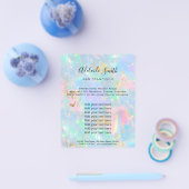 Edelstein Opal FALSCH irisierend Flyer (Einzeln)