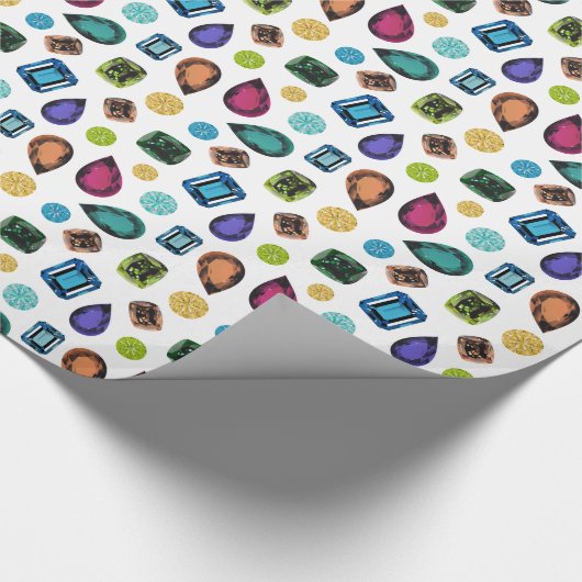 Edelstein-Packpapier Geschenkpapier (Ecke)