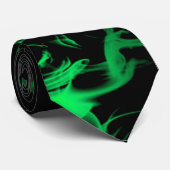 Edelstein-Rauch - Smaragdgrün Krawatte (Gerollt)