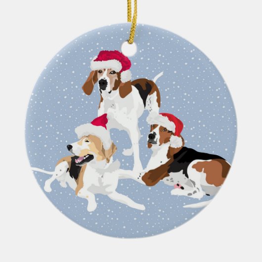 Edelstein-Sawyer-und-Henry-Feiertag Keramik Ornament (Vorne)