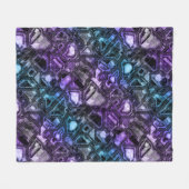 Edelstein-Schaltkreise - Astro-Schatten : Fleecedecke (Vorderseite (Horizontal))