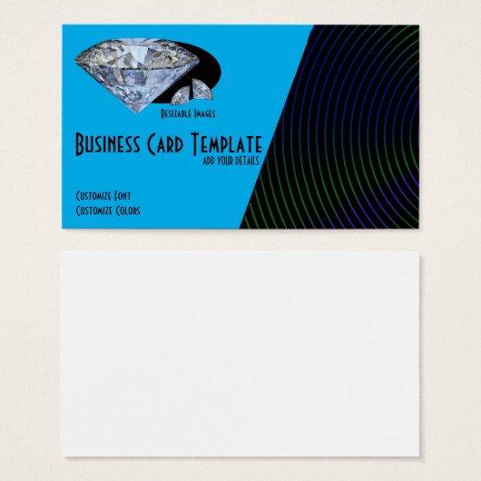 Edelstein Schmuck Diamond Logo Diamond (Vorne & Hinten)