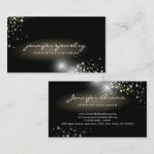 Edelstein Silberdiamanten Schmuckhändler Visitenkarte (Vorne/Hinten)