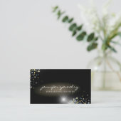 Edelstein Silberdiamanten Schmuckhändler Visitenkarte (Stehend Vorderseite)