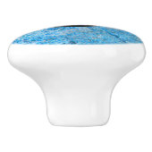 Edelstein-Stein-Muster, blauer Granit u. schwarzer Keramikknauf (Seitenansicht)