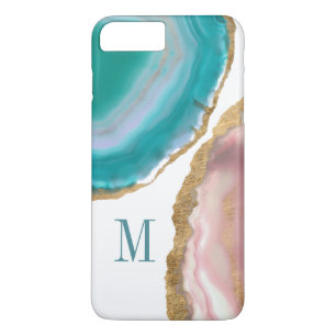 Edelstein-Steine des Monogramm-  I Case-Mate iPhone Hülle