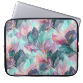 Edelstein-Ton-Blumen Laptopschutzhülle (Vorderseite)