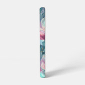 Edelstein-Ton-Blumen Samsung Galaxy Hülle (Linke Seite)