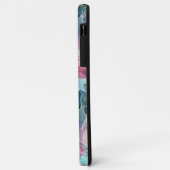 Edelstein-Ton-Blumenmuster Case-Mate iPhone Hülle (Hinten/Links)
