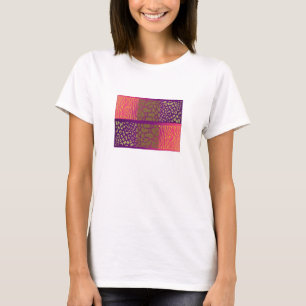 Edelstein-Töne Wildtierdruck T-Shirt