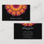 Edelstein-Traum - Mandala Visitenkarte (Vorne/Hinten)