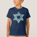 Edelstein verzierte Davidsstern T-Shirt<br><div class="desc">Die Kunst,  die gezeichnet werden,  um Edelsteinen zu ähneln und die sparklies füllen in Form des Davidssterns,  um dieses ein ganz spezielles Geschenk für selbst oder Freunde und Familie zu machen dieses Chanukka.</div>