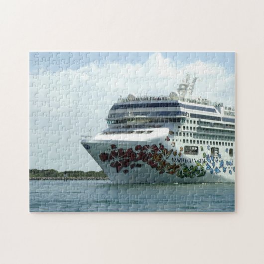 Edelstein verzierter Bogen Puzzle (Horizontal)