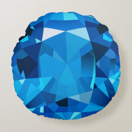 Edelsteindesign Rundes Kissen