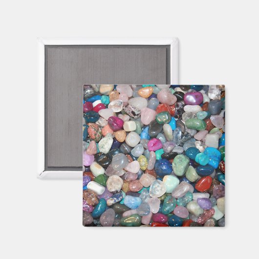 Edelsteine 1 magnet (Vorderseite/Rückseite)