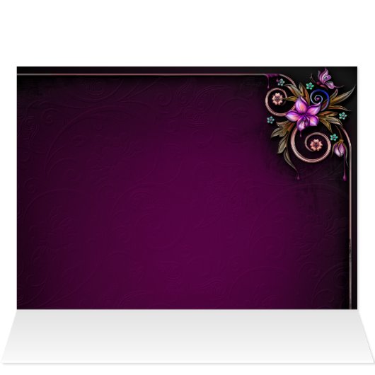 Edelsteine, die Sitzplatz-Karte Wedding sind (Innenansicht Horizontal (Oben))