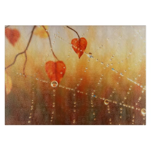 Edelsteine einer Herbstvormittagsvorbereitung Schneidebrett (Vorderseite)