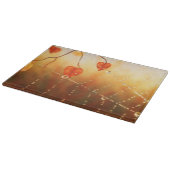 Edelsteine einer Herbstvormittagsvorbereitung Schneidebrett (Ecke)