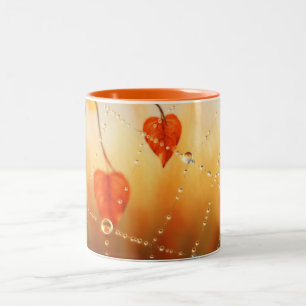 Edelsteine einer Herbstvormittagsvormittagsvormitt Zweifarbige Tasse