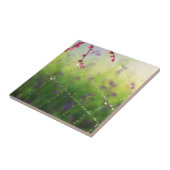 Edelsteine eines Frühlingsgrundes / Trivet Fliese (Seite)