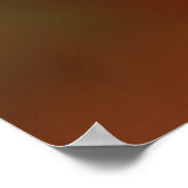 Edelsteine eines Herbstvormittdrucks Poster (Ecke)