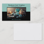 Edelsteine Heilung Kristallglas Reiki Visitenkarte (Vorne/Hinten)