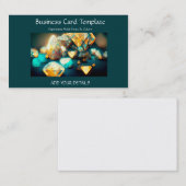 Edelsteine Heilung Kristallkarte Visitenkarte (Vorne/Hinten)