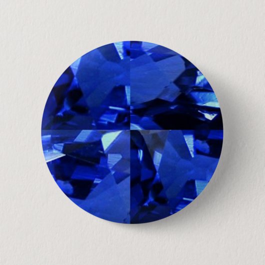 Edelsteine Septembers Birthstone Button (Vorderseite)
