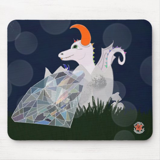 Edelsteine und Drachen April Mauspad (Vorne)