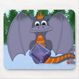 Edelsteine und Drachen Dezember-Mauspad Mousepad