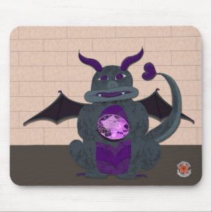 Edelsteine und Drachen Februar-Mauspad Mousepad