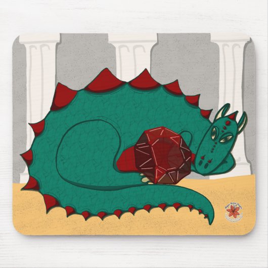 Edelsteine und Drachen Januar-Mauspad Mousepad (Vorne)