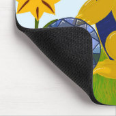 Edelsteine und Drachen September-Mauspad Mousepad (Ecke)